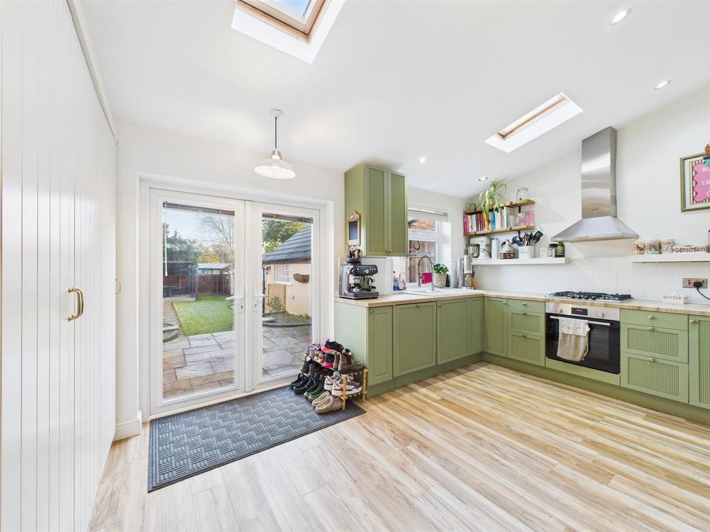 Kitchen with Velux Windows