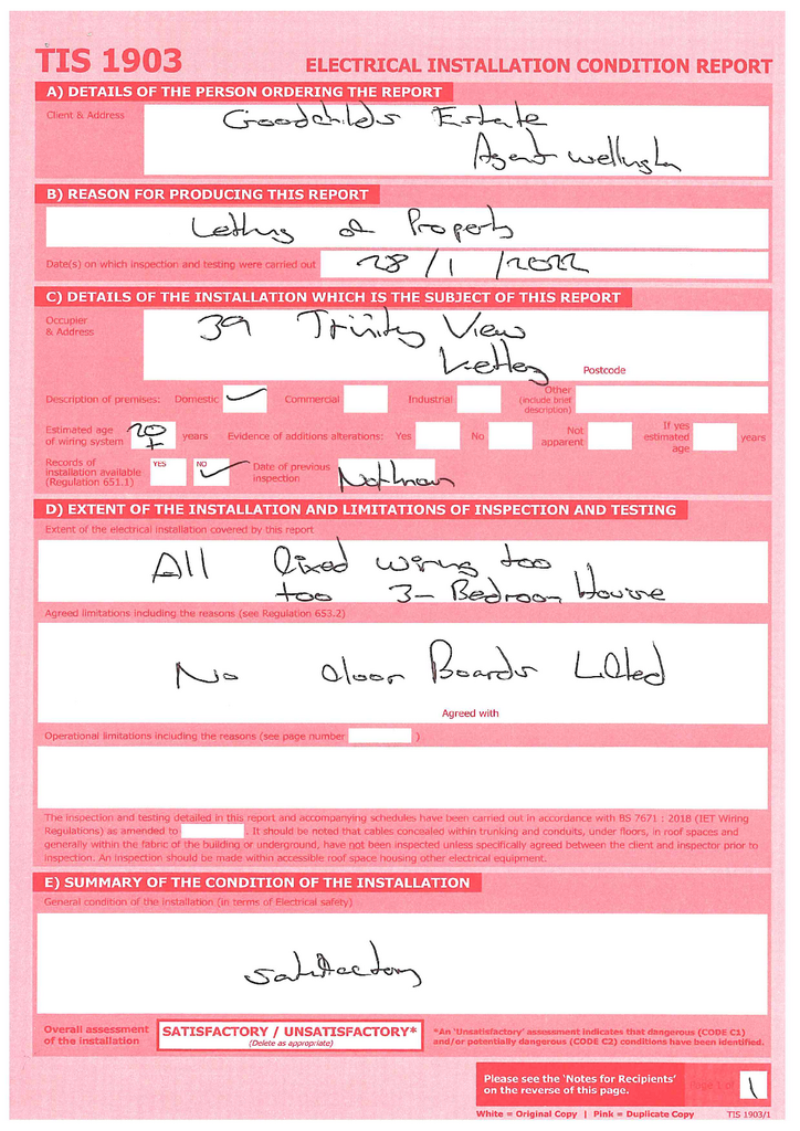 EPC Certificate