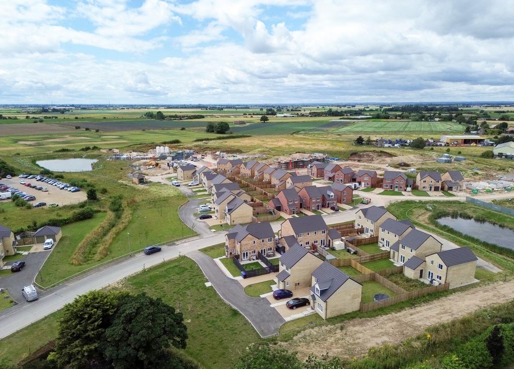 Drone shot of site