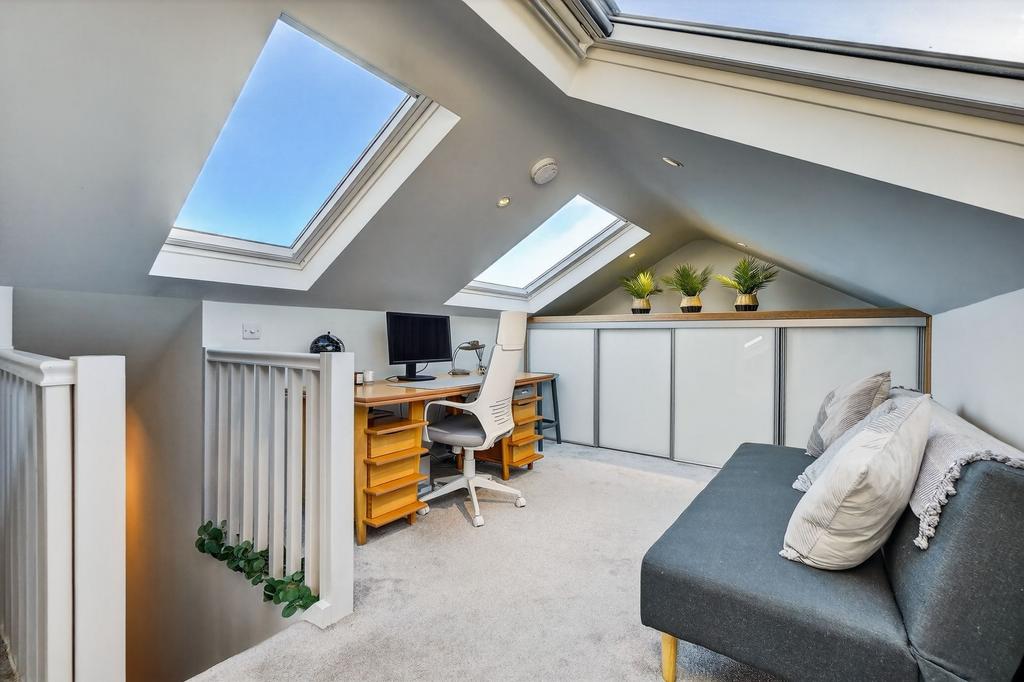 Floored and lined attic