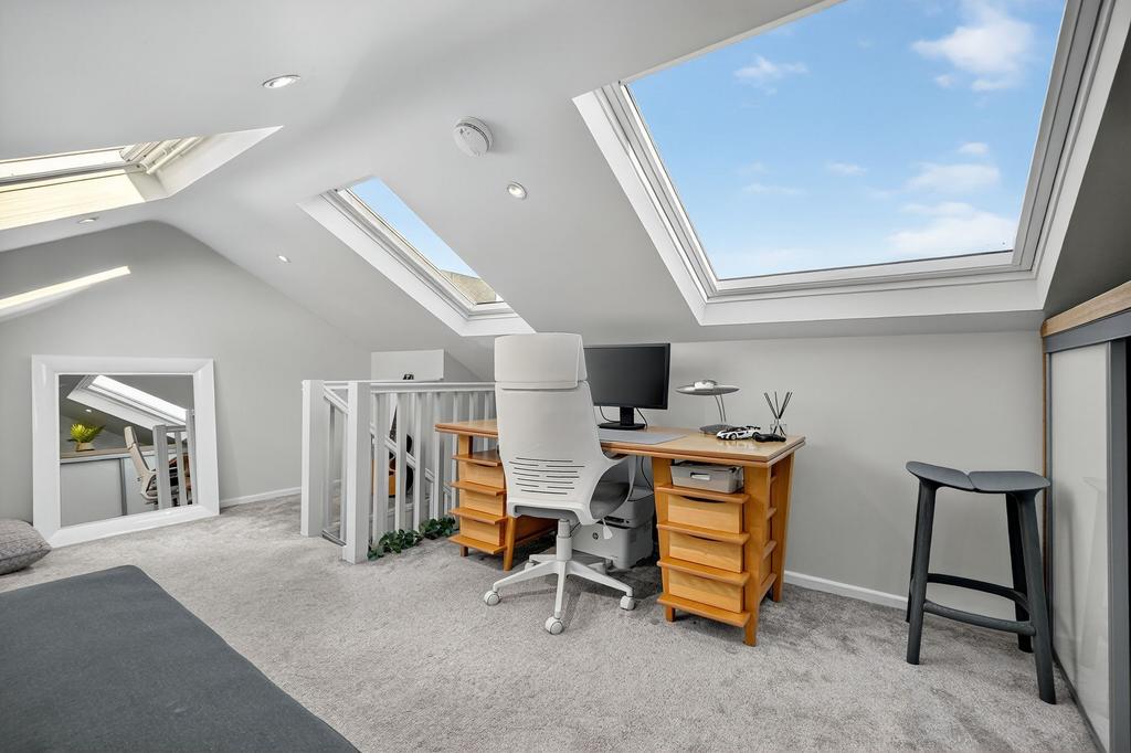Floored and lined attic