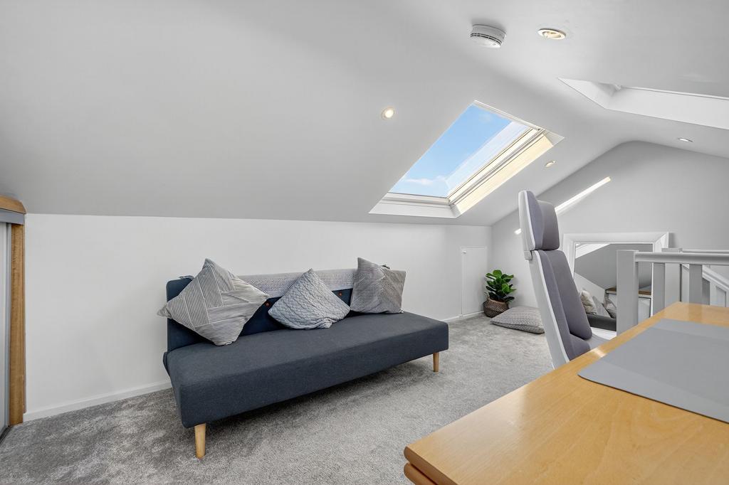 Floored and lined attic