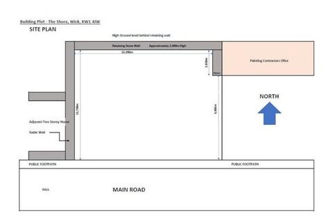 Land for sale, Building Plot, The Shore, Wick, NC500, KW1 4JW