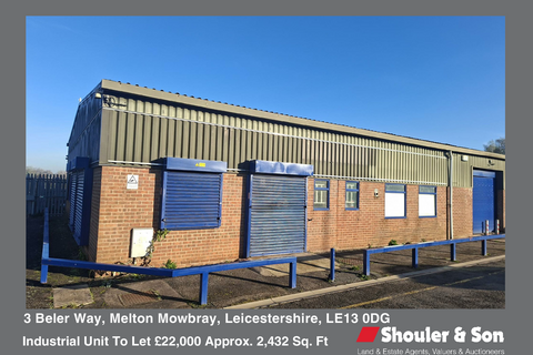 Warehouse to rent, 3 Beler Way Melton Mowbray LE13 0DG