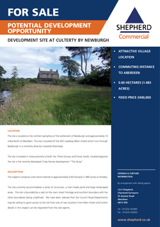 Land for sale, Main St Newburgh AB41 6AA
