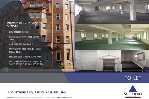 Office to rent, 1 Courthouse Sq Dundee DD1 1NH