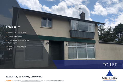 Retail property (high street) to rent, Roadside Montrose DD10 0BA