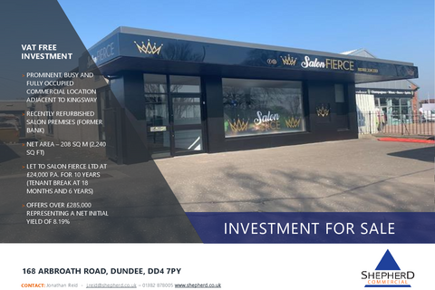 Office for sale, 168 Arbroath Rd Dundee DD4 7PY