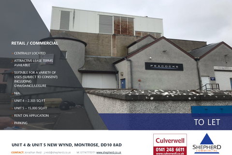 Retail property (high street) to rent, New Wynd Montrose DD10 8AD