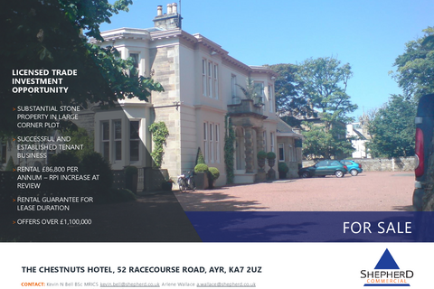 Hospitality for sale, 52 Racecourse Rd Ayr KA7 2UZ