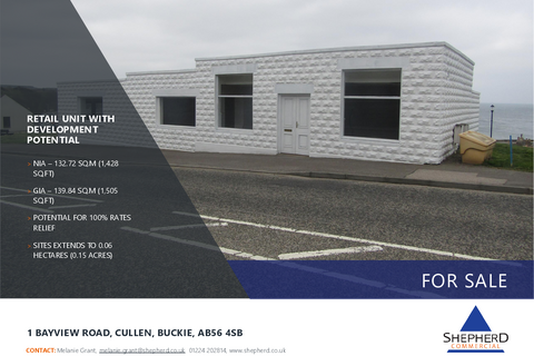 Retail property (high street) for sale, 1 Bayview Rd Cullen AB56 4SB