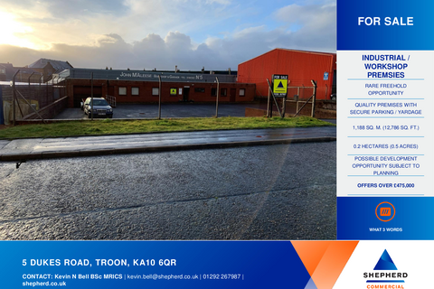 Garage for sale, 5 Dukes Rd Troon KA10 6QR