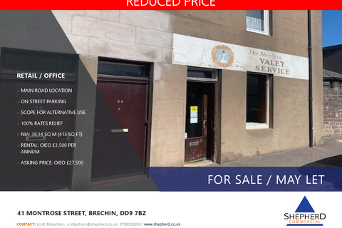 Office for sale, 41 Montrose St Brechin DD9 7BZ