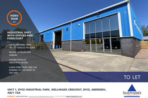 Warehouse to rent, Wellheads Cres Dyce AB21 7EZ