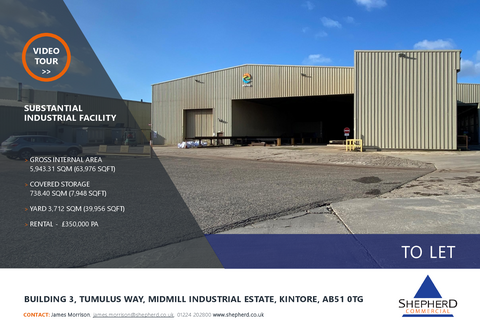 Warehouse to rent, Tumulus Way Kintore AB51 0TH