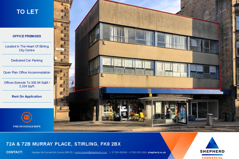 Office to rent, 70-76 Murray Pl Stirling FK8 2BX