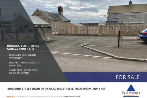 Land for sale, 6 Kinnaird St Arbroath DD11 4TJ