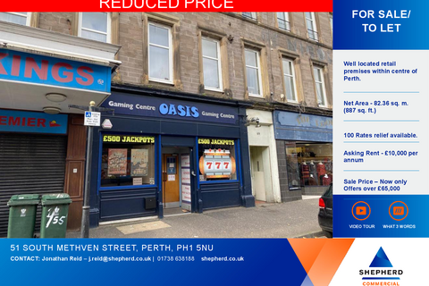 Retail property (high street) to rent, 45-51 South Methven St Perth PH1 5NU