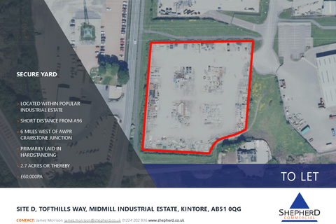 Land to rent, Tofthills Way Kintore AB51 0QG