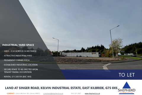 Land to rent, Singer Rd East Kilbride G75 0XS