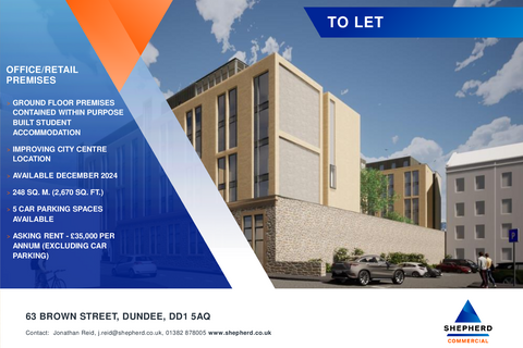 Office to rent, 63 Brown St Dundee DD1 5AQ