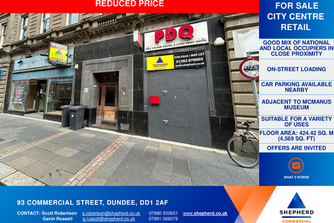 Retail property (high street) for sale, 93 Commercial St Dundee DD1 2AF