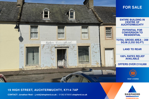 Retail property (high street) for sale, 19 High St Auchtermuchty KY14 7AP