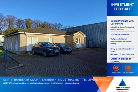 Office for sale, Banbeath Industrial Estate Leven KY8 5GY
