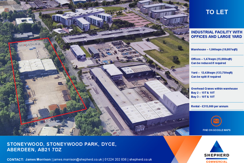 Factory to rent, Stoneywood Park N Dyce AB21 7EA