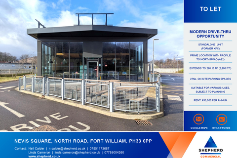 Restaurant to rent, North Rd Fort William PH33 6QA