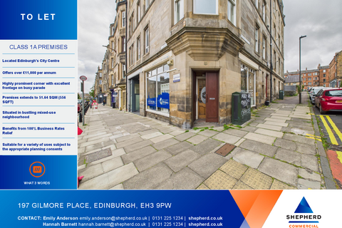 Retail property (high street) to rent, 175-197 Gilmore Pl Edinburgh EH3 9PW