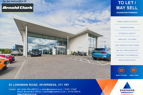 Retail property (high street) to rent, 32 Longman Rd Inverness IV1 1RY
