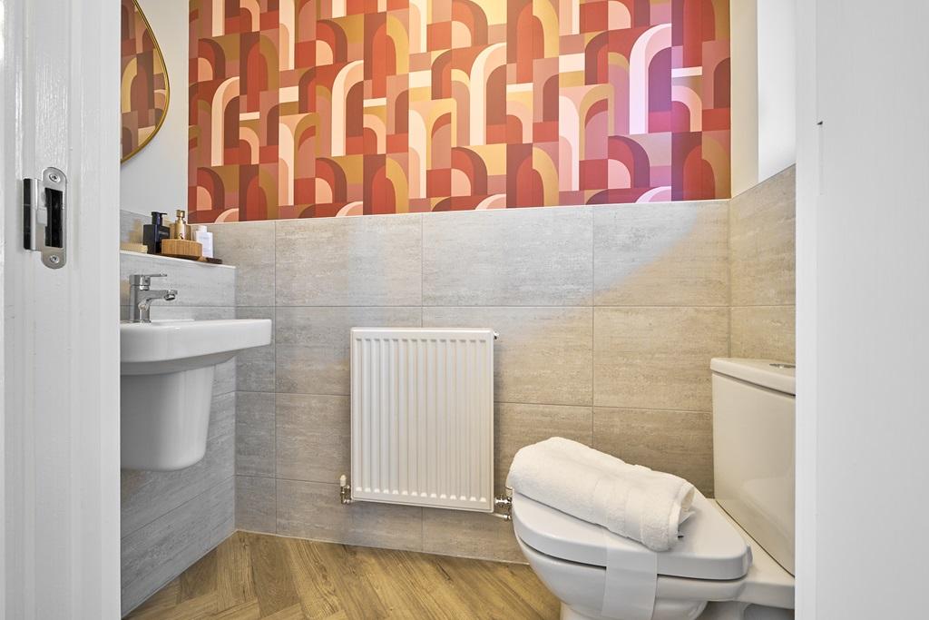 Convenient downstairs toilet