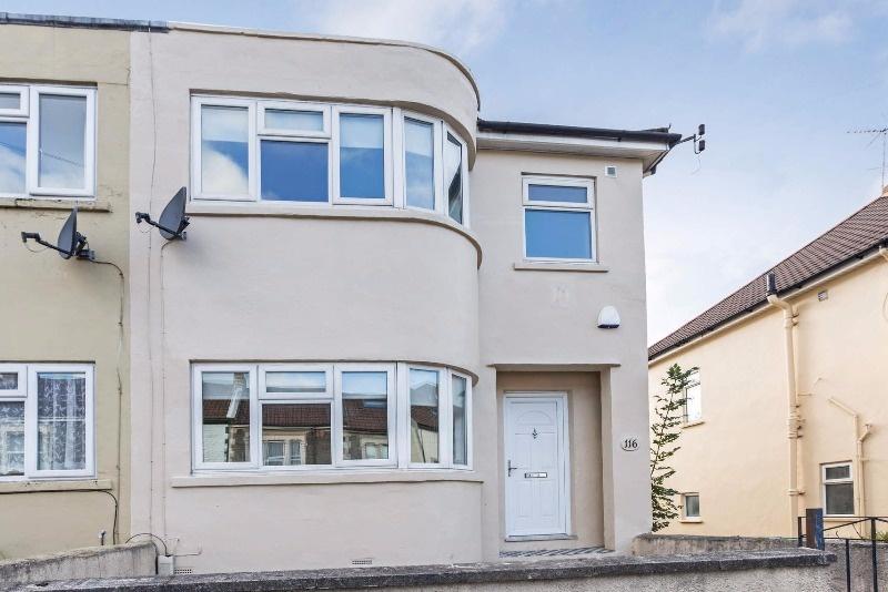 Well-presented terraced house frontage with cle...