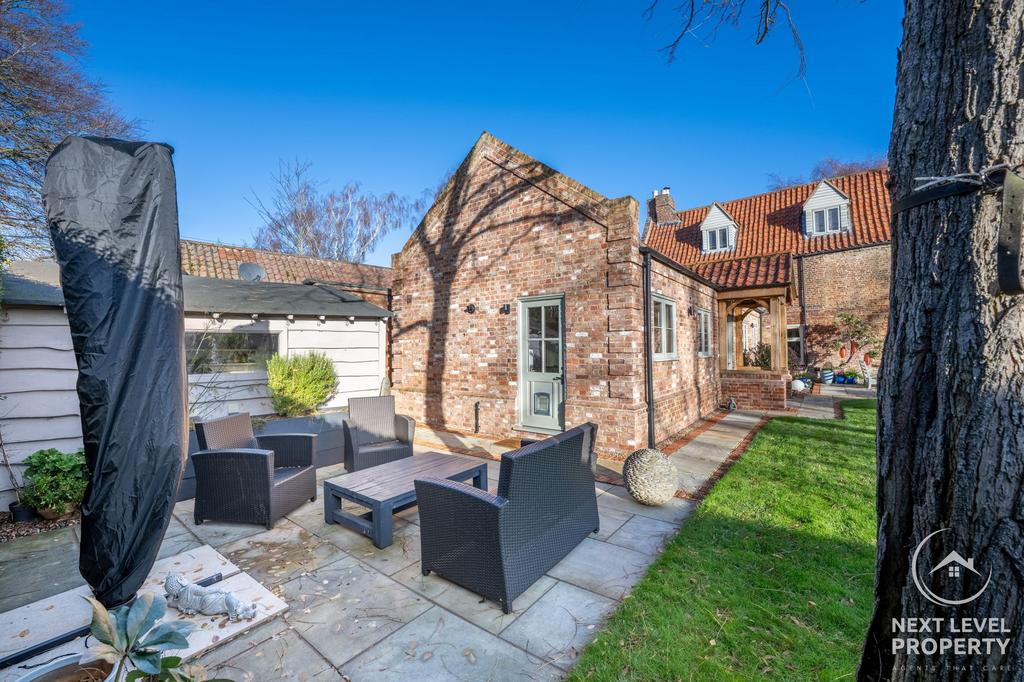 Rear garden and patio
