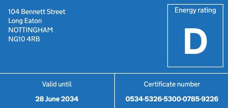 Energy Performance Certificate