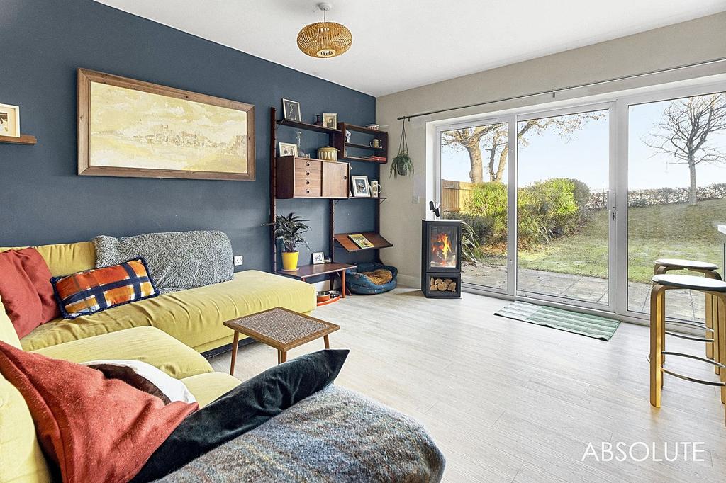 Family room opening to garden