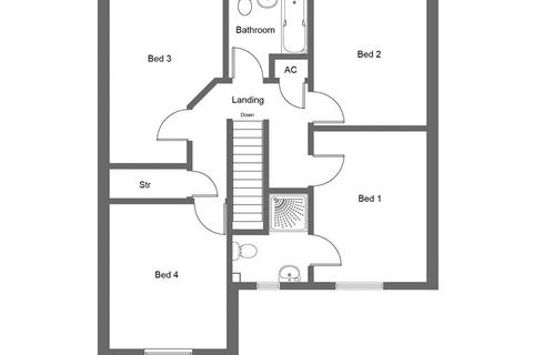 4 bedroom detached house for sale, Gerddi Rhosyn, Kilgetty, Pembrokeshire, SA68