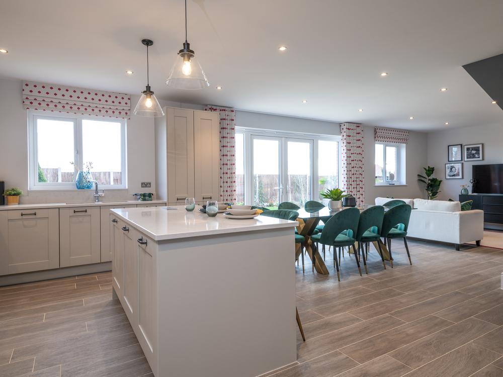 Kitchen / dining / family of the Ledsham, a 4...