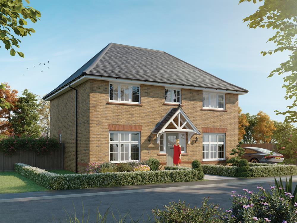External CGI with brick of the Harrogate, a 4...