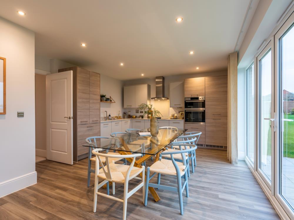Dining / kitchen of the Oxford Lifestyle, a 3...
