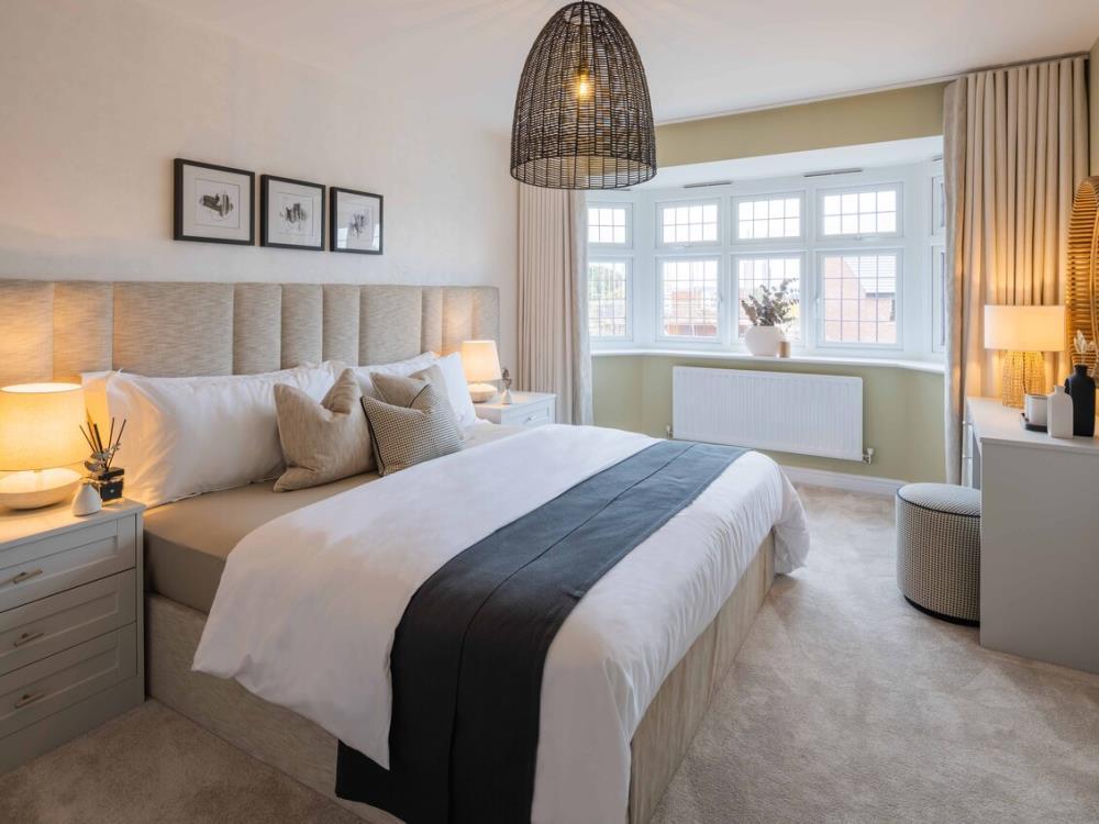 Main bedroom of the Oxford Lifestyle, a 3...