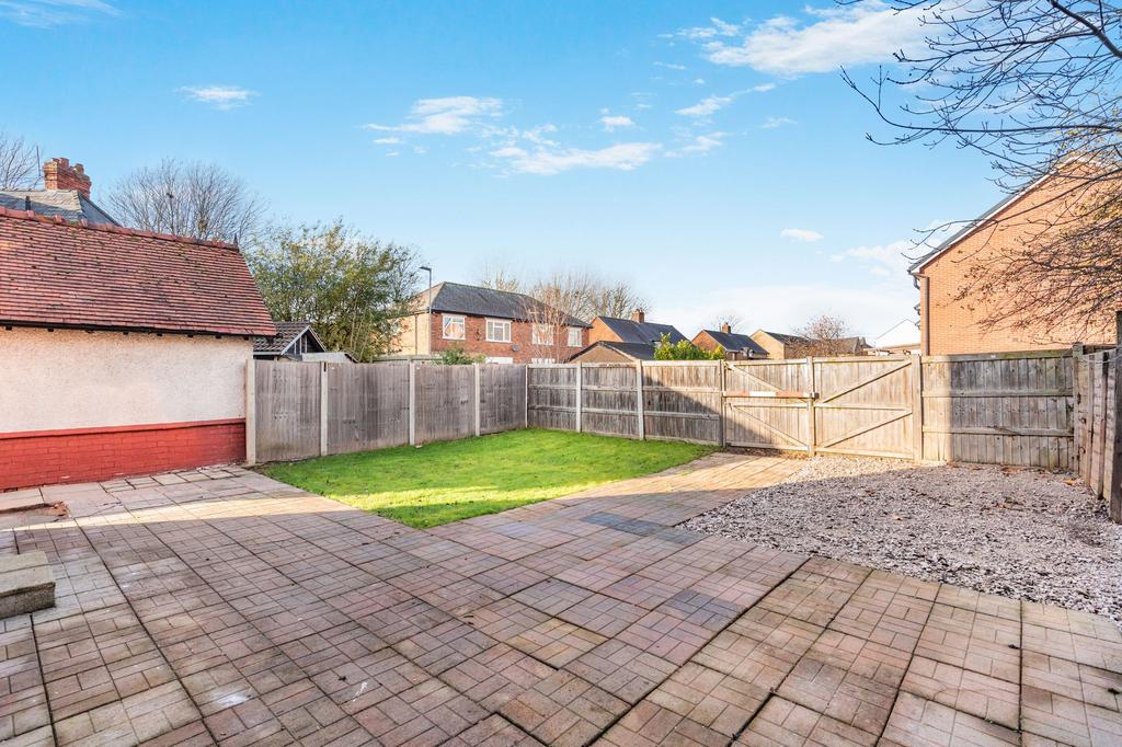 Rear garden