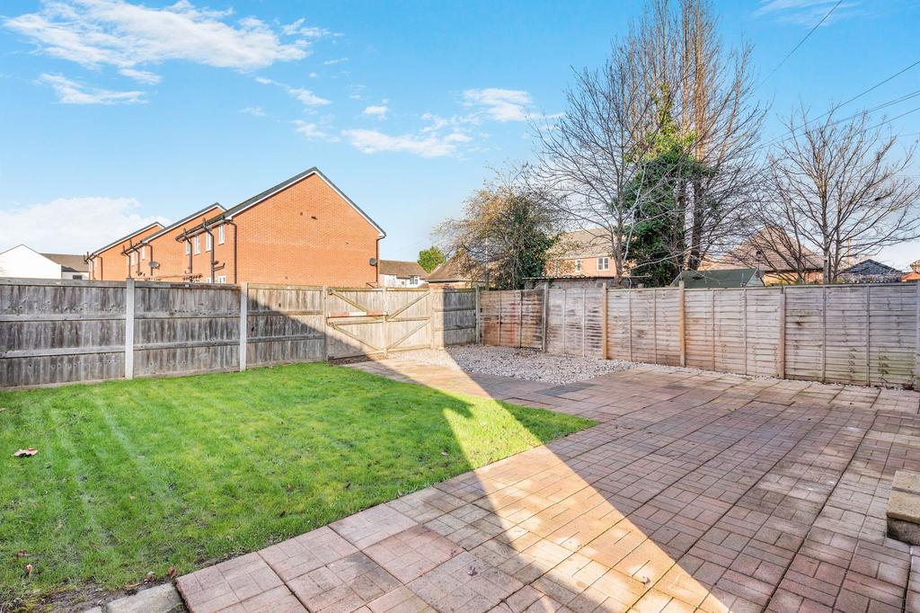 Rear garden