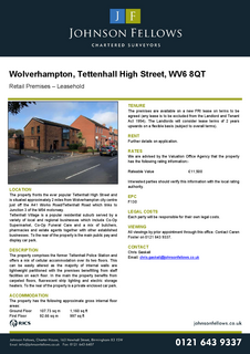 Mixed use to rent, 30 High St Wolverhampton WV6 8QT