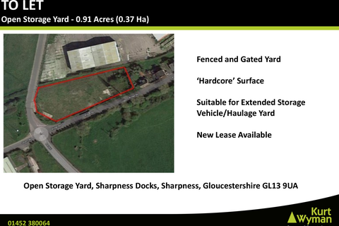 Land to rent, Sharpness Docks Berkeley GL13 9UA