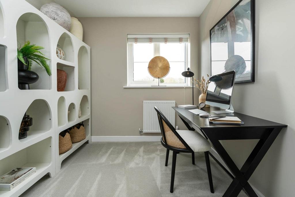 A dedicated study makes home working easy