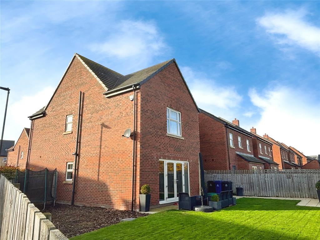 Rear Of Home