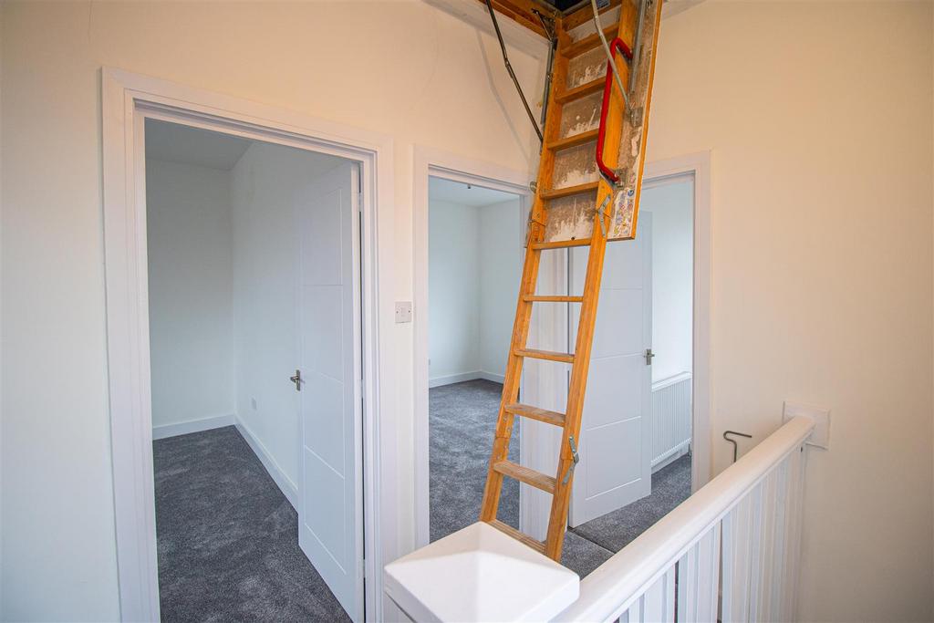 Landing with loft access