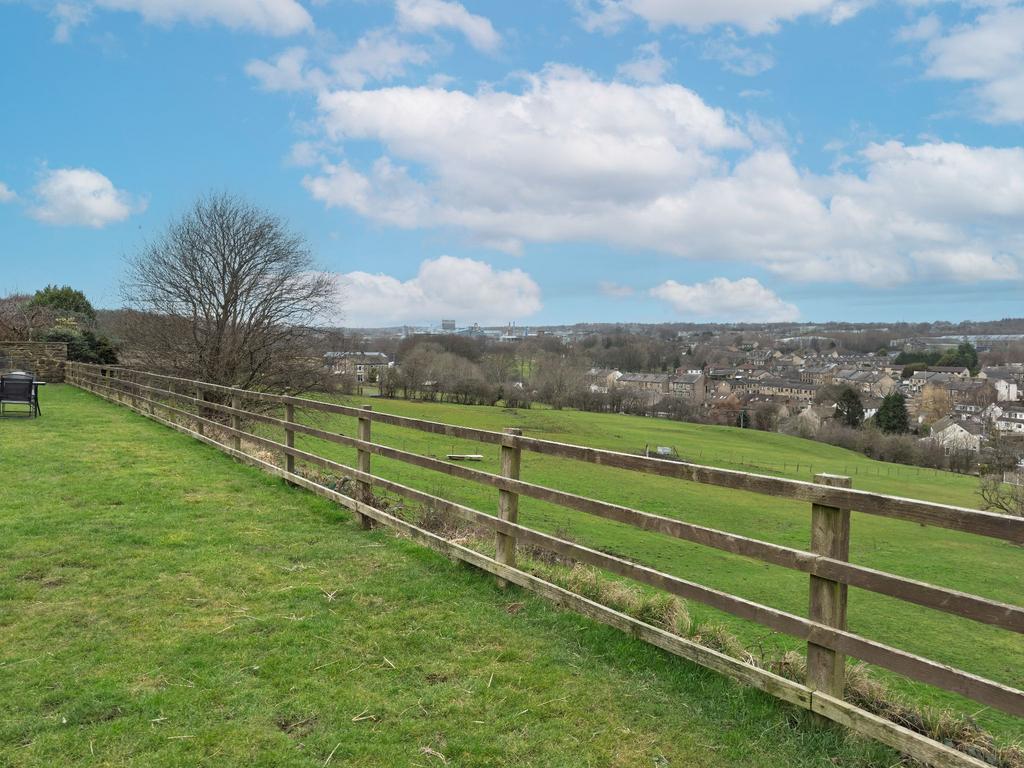 Rear garden and views